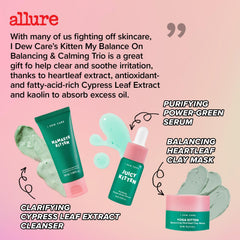 I DEW CARE Heartleaf Extract closeup highlights soothing botanicals for calm complexion.