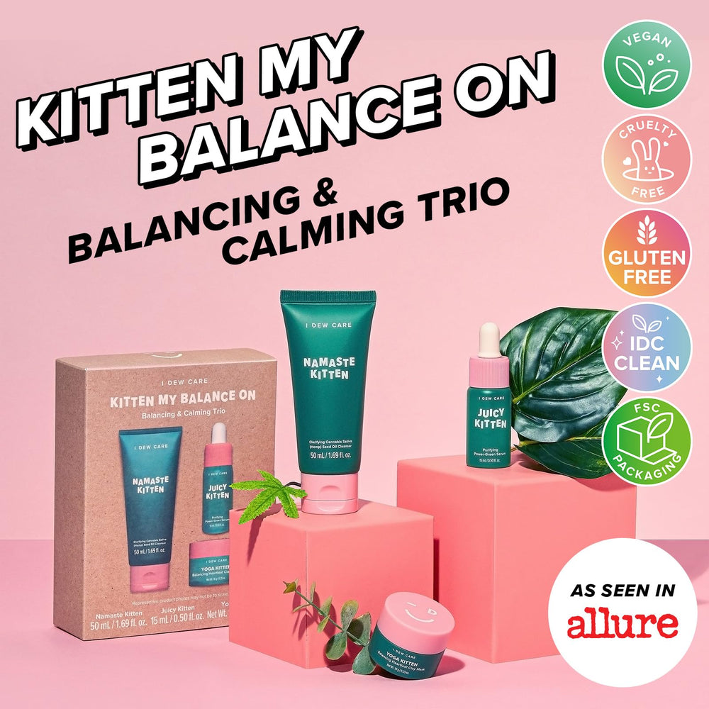 I DEW CARE Kitten Juicy Kitten Serum drops ready to boost hydrating glow.