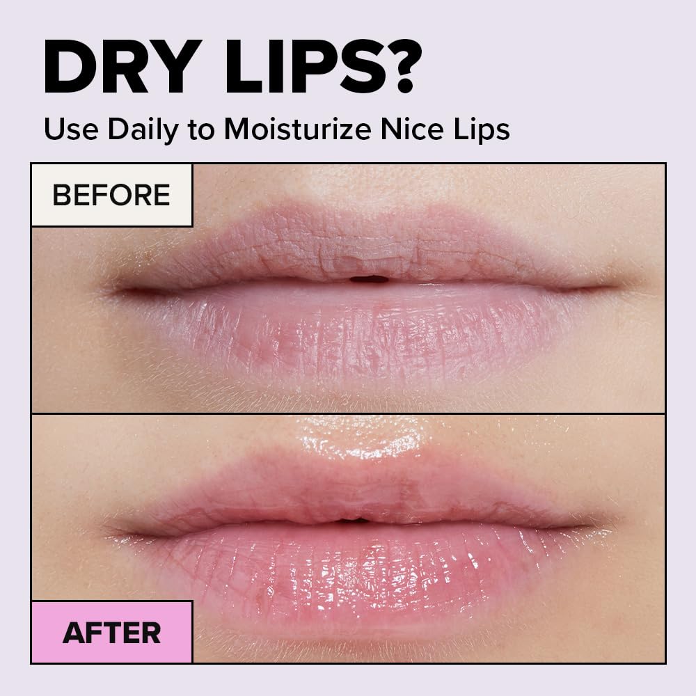 I DEW CARE Plush Party cocoa butter lends emollient lip softness.