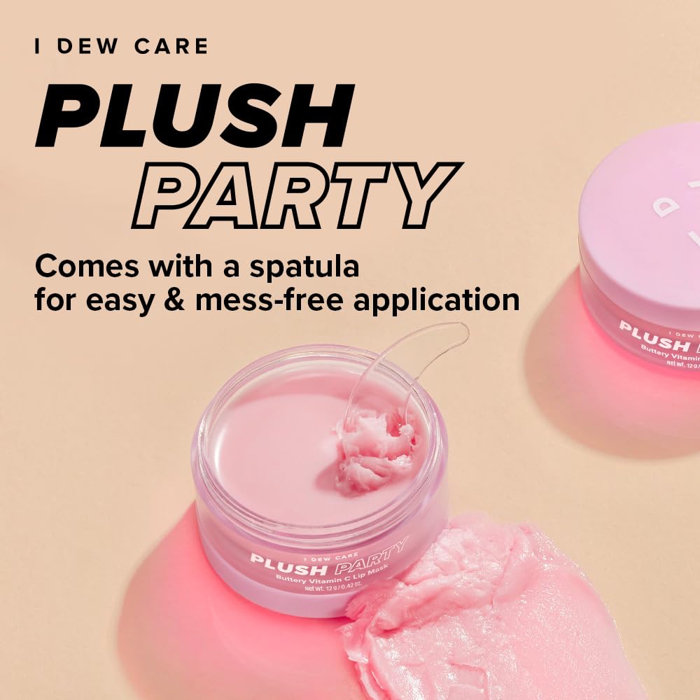 I DEW CARE Plush Party spatula enables hygienic lip application.