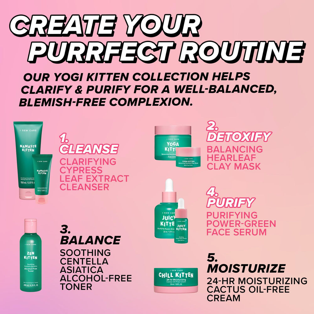 I DEW CARE Travel-friendly packaging scene conveys compact skincare for on-the-go balance.