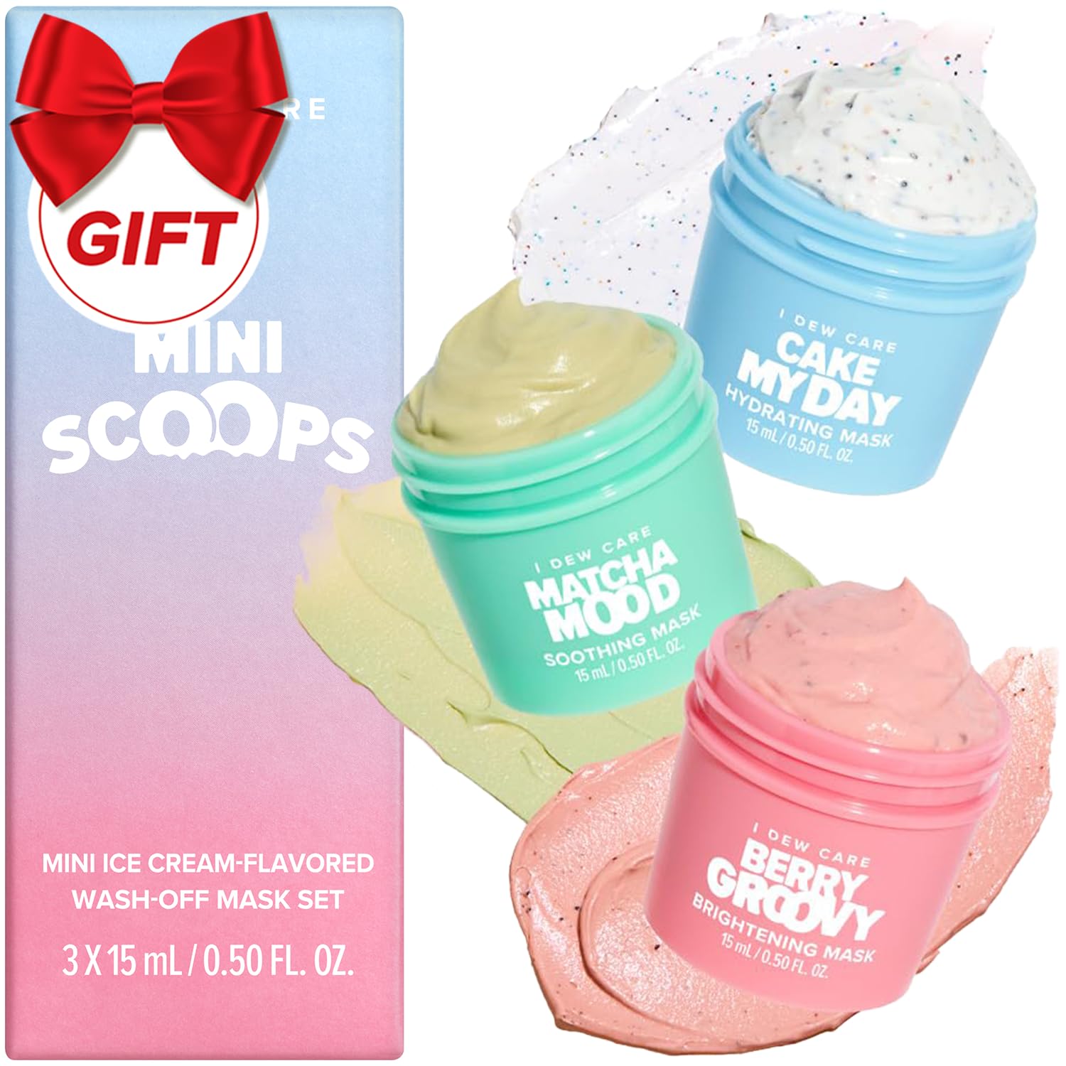 I DEW CARE Cake My Day mini tub — hydrating clay mask for radiant skin