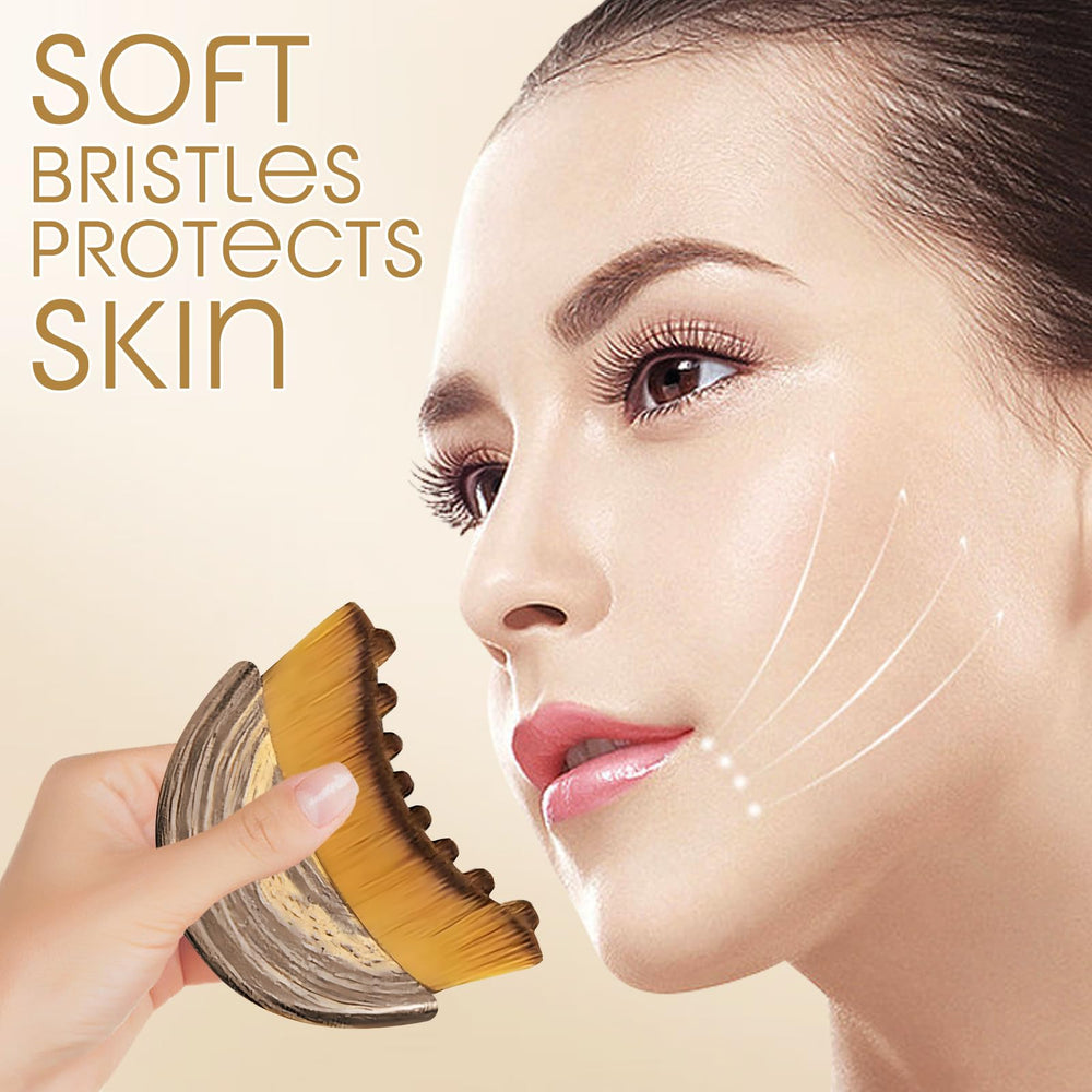 IDFXP Lymphatic Contour Face Brush travel-ready compact design.