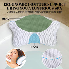 Idle Hippo bath pillow highlighting 3D ventilation for quick drying