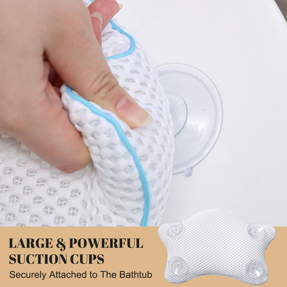 Idle Hippo machine washable bath pillow for easy care and longevity