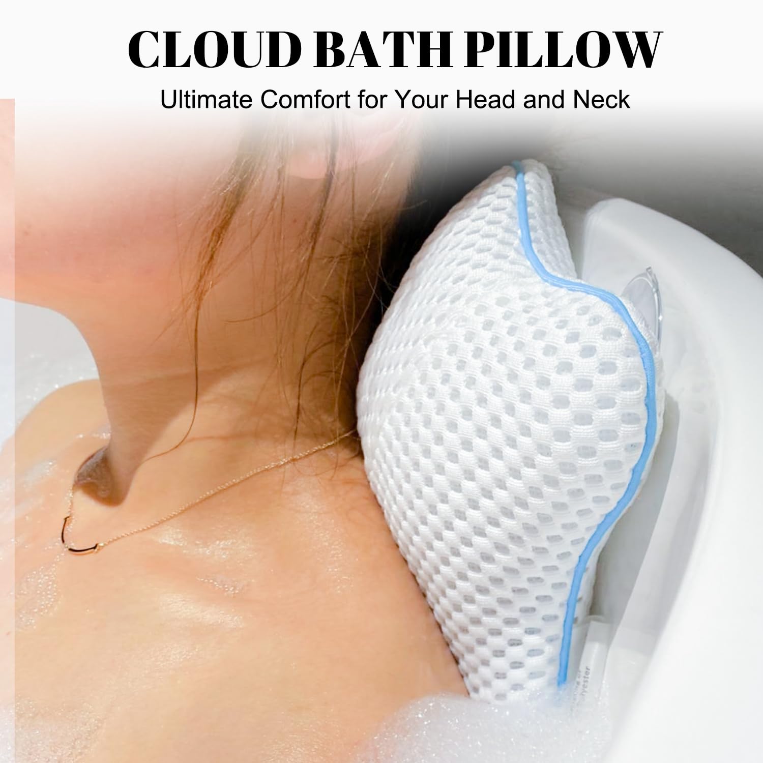 Idle Hippo pillow featuring soft material for cloud like comfort while soaking