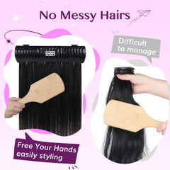IDN Beauty hair extension holder stand close-up of ABS material for durable support