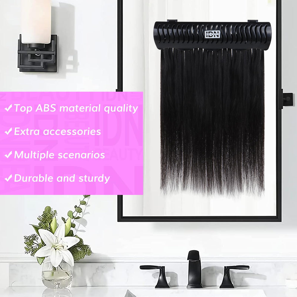 IDN Beauty hair extension holder stand tidying and storage of extensions after use