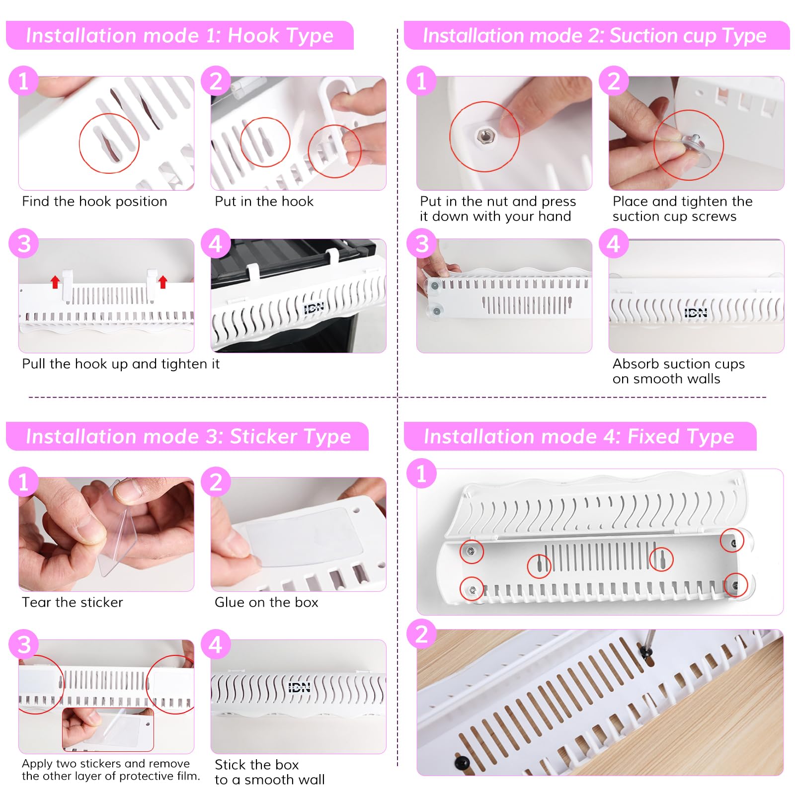 IDN Beauty washing drying perming workflow supports various hair treatments
