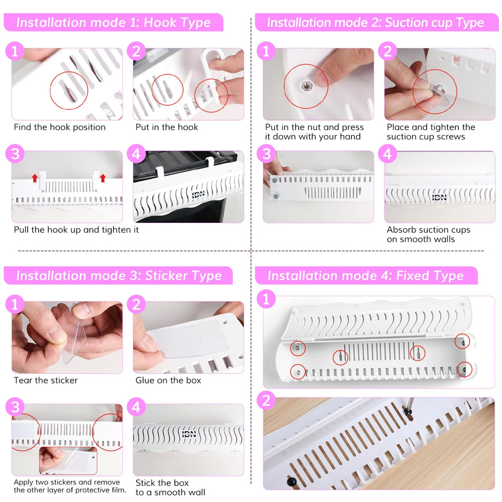IDN Beauty washing drying perming workflow supports various hair treatments