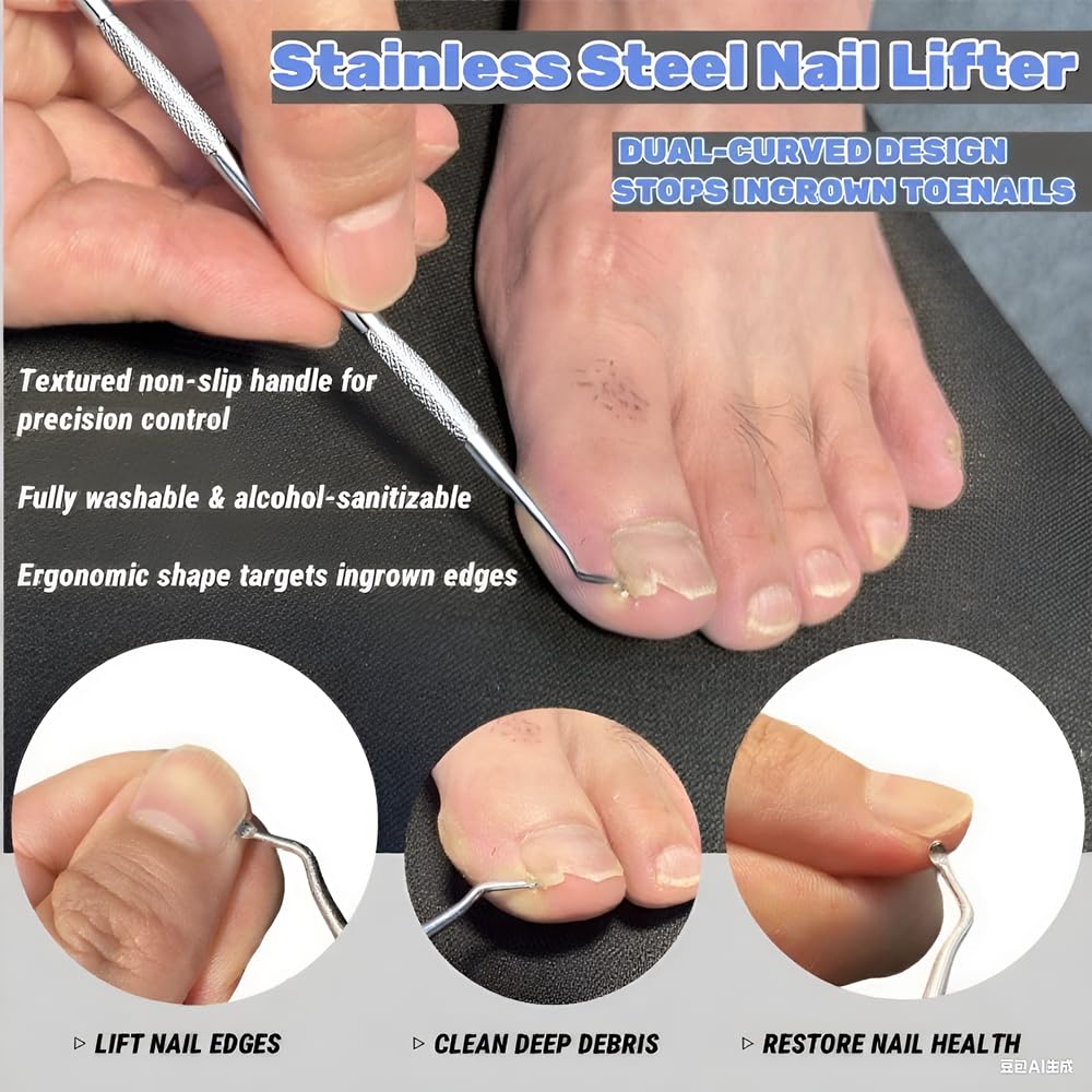 IDOU travel-ready nail file kit fits gym bag and home care.