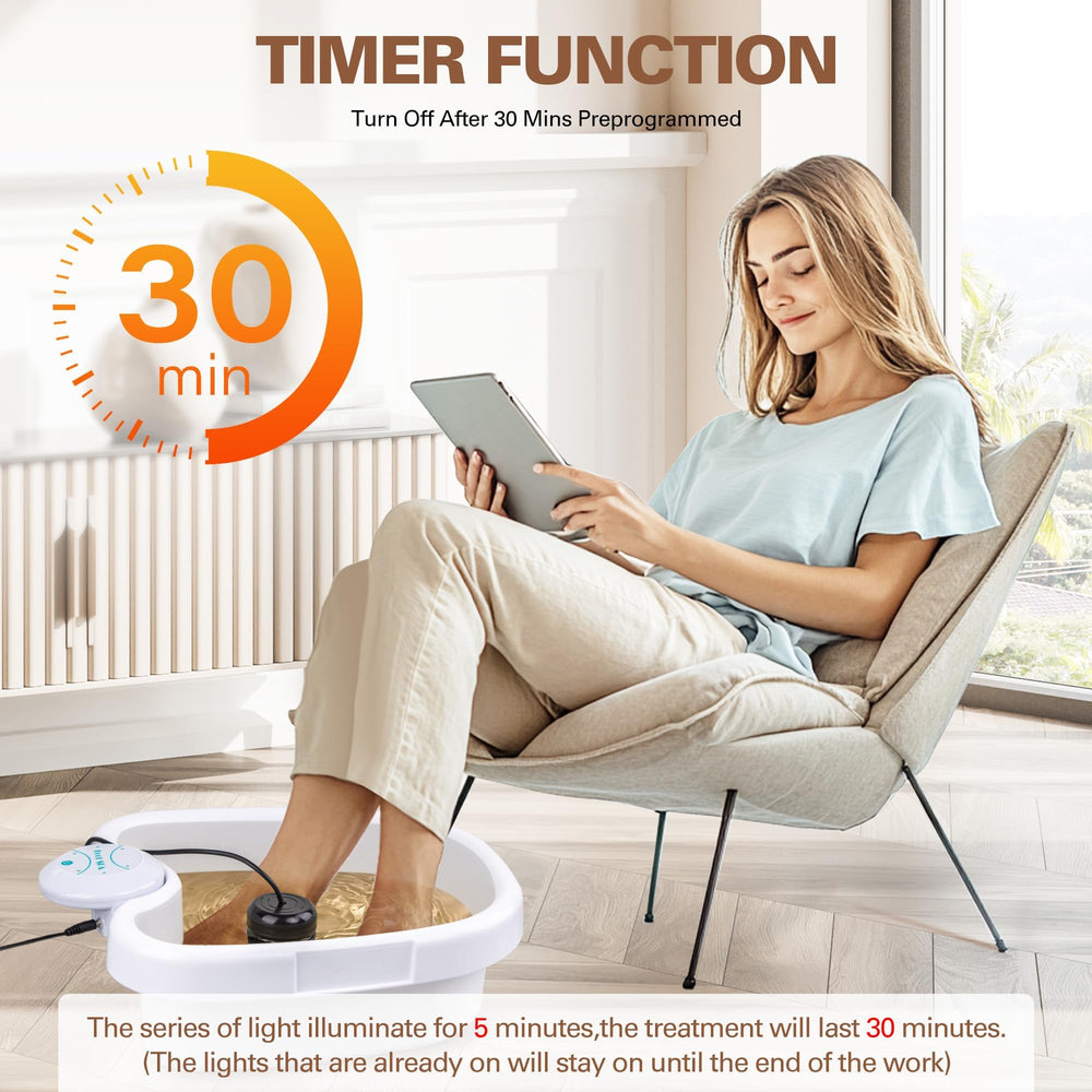 Idudbid home spa detox readiness shows device ready for daily self-care routines.