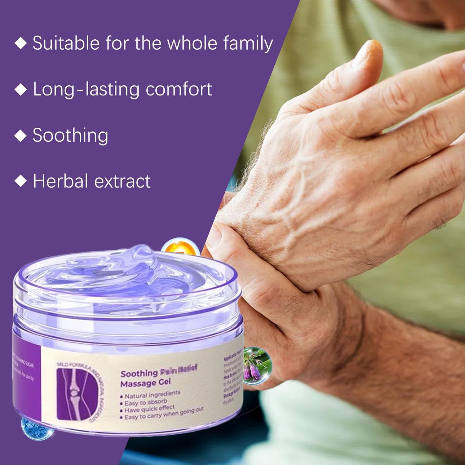 iekufes Joint Purple Gel used by athletes after workouts