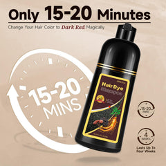 iemokoda 3-in-1 formula colors, cleanses, and conditions for soft, shiny hair