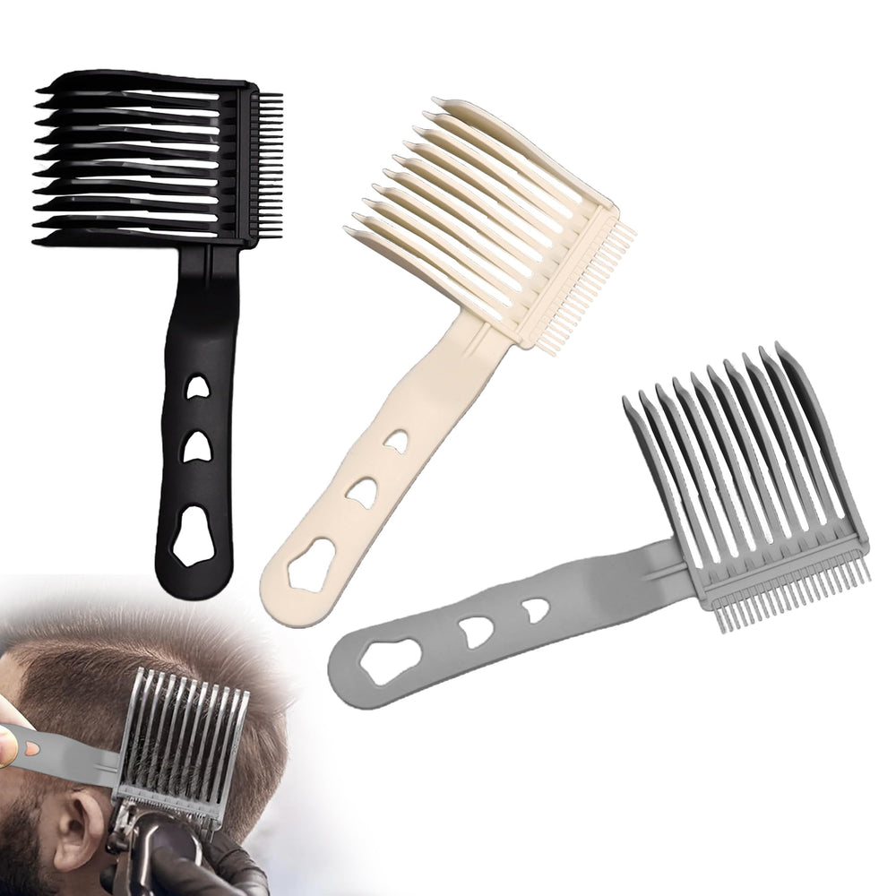 Iemtic Blend Friend Fade Comb gray demonstrates precise fade control for barber‑level results.