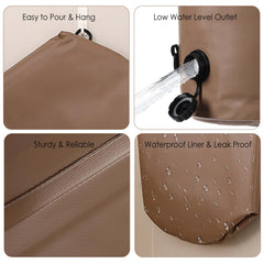 Iensen foot bath with drainage hole enables quick water removal and easy drying.