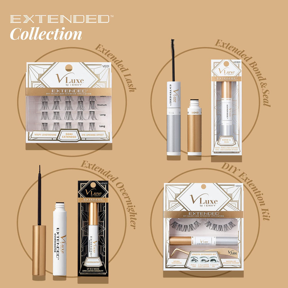 i•ENVY DIY Eyelash Extension Overnighter smudge-free result highlights worry-free wear