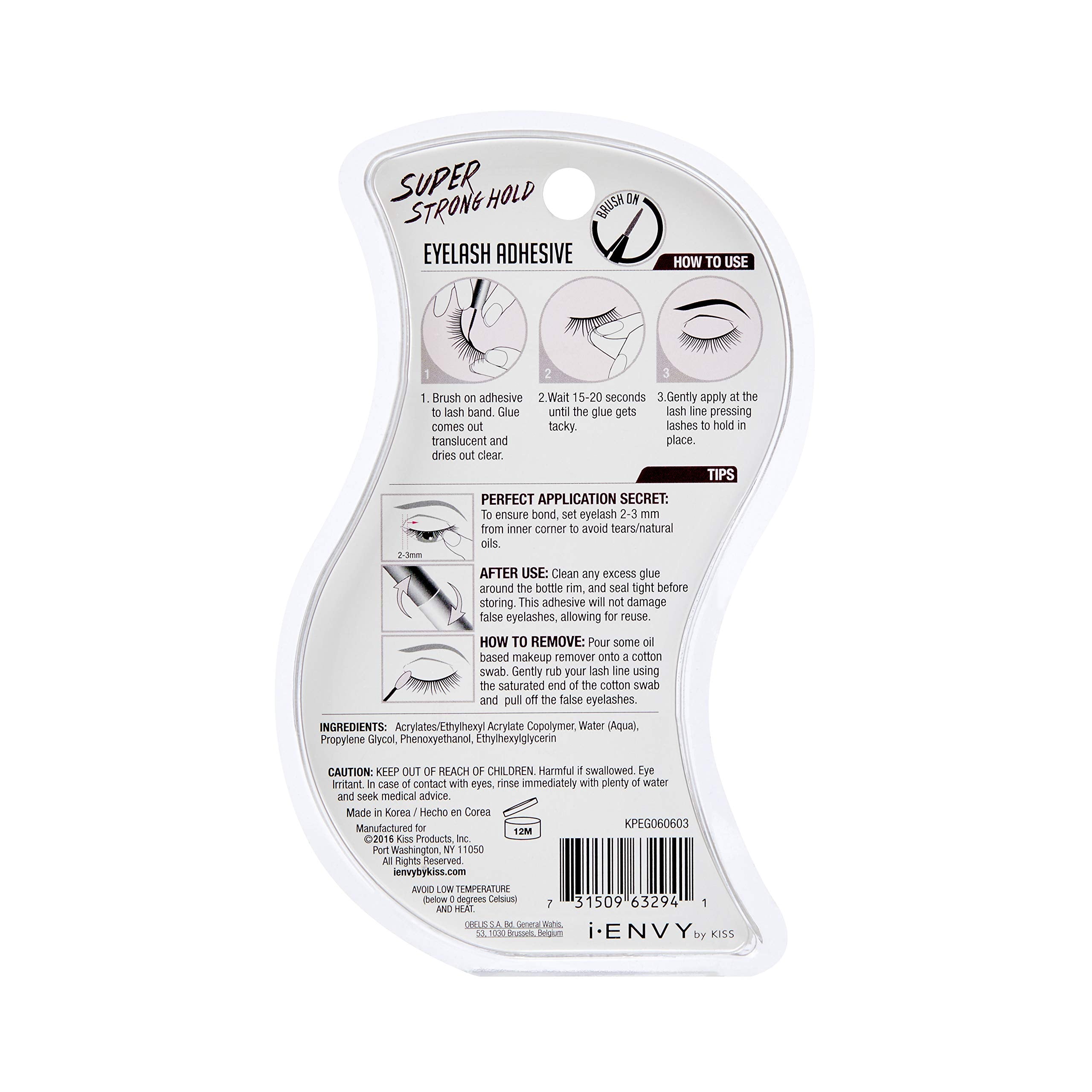 i•ENVY formaldehyde-free lash adhesive reduces irritation for comfortable wear