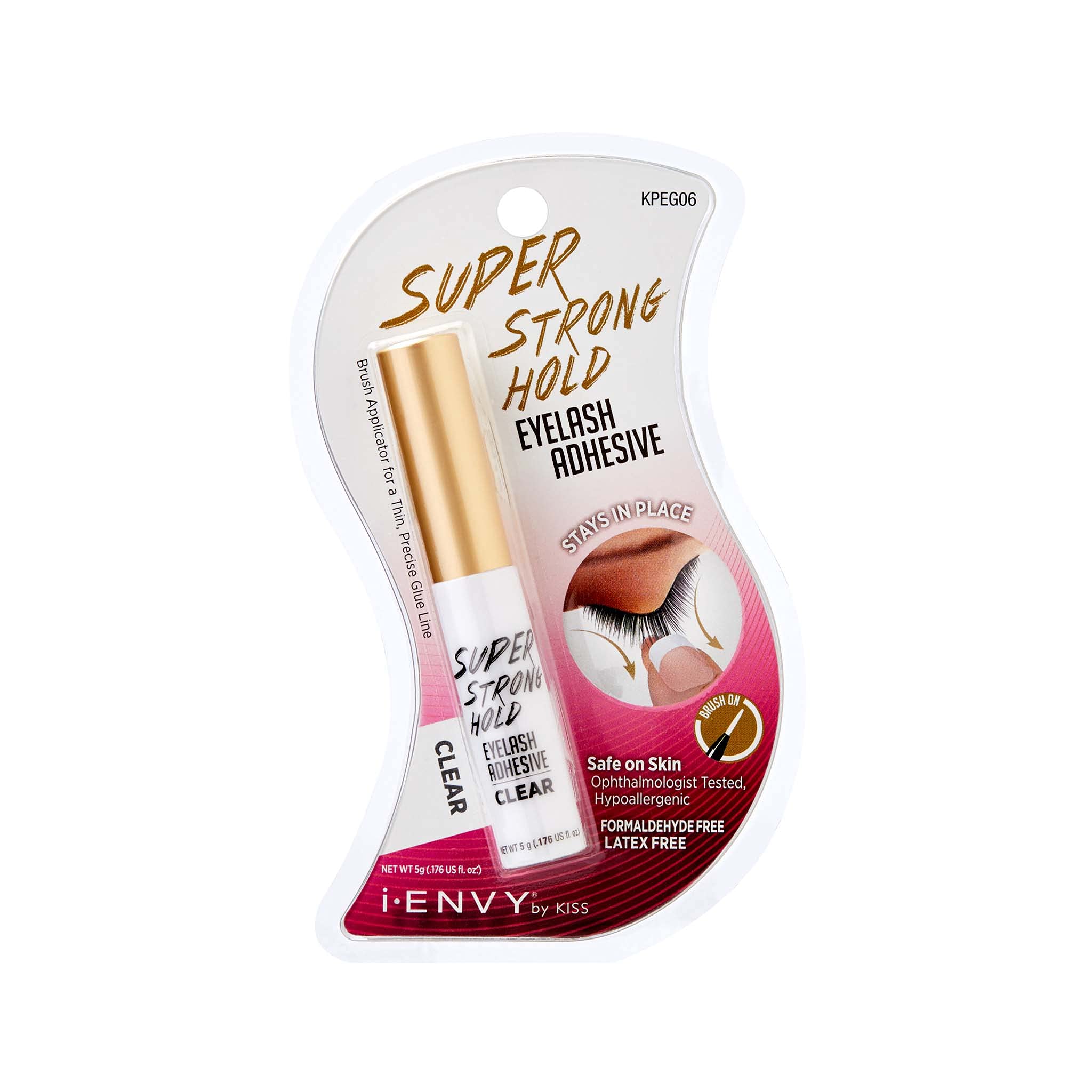 i•ENVY invisible bond with clear-drying formula for a natural look