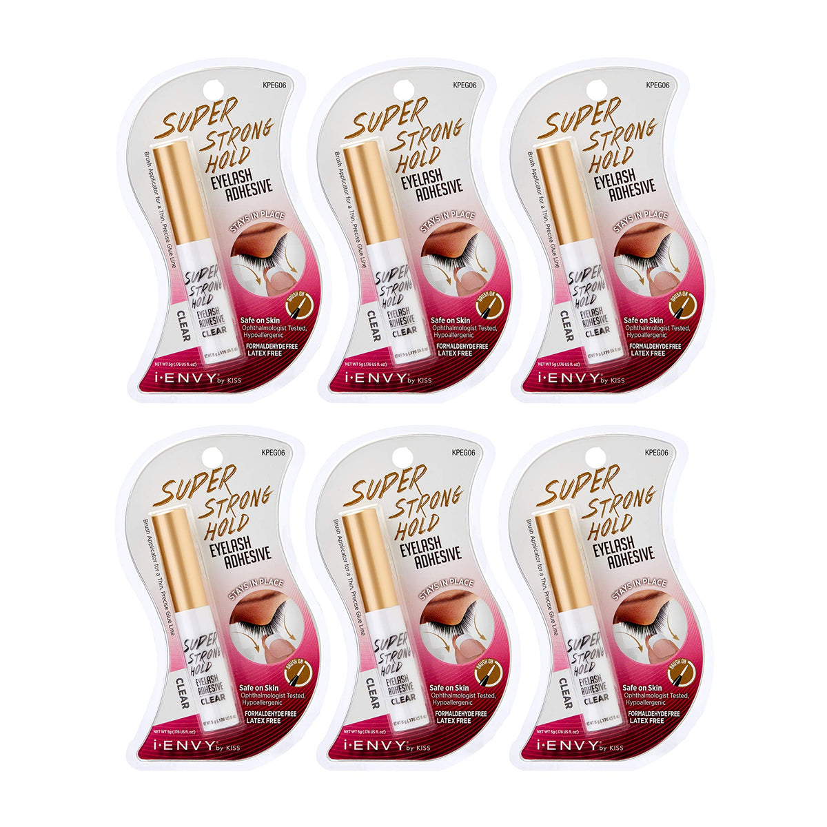 i•ENVY super-strong hold eyelash adhesive bottle for up to 48-hour wear