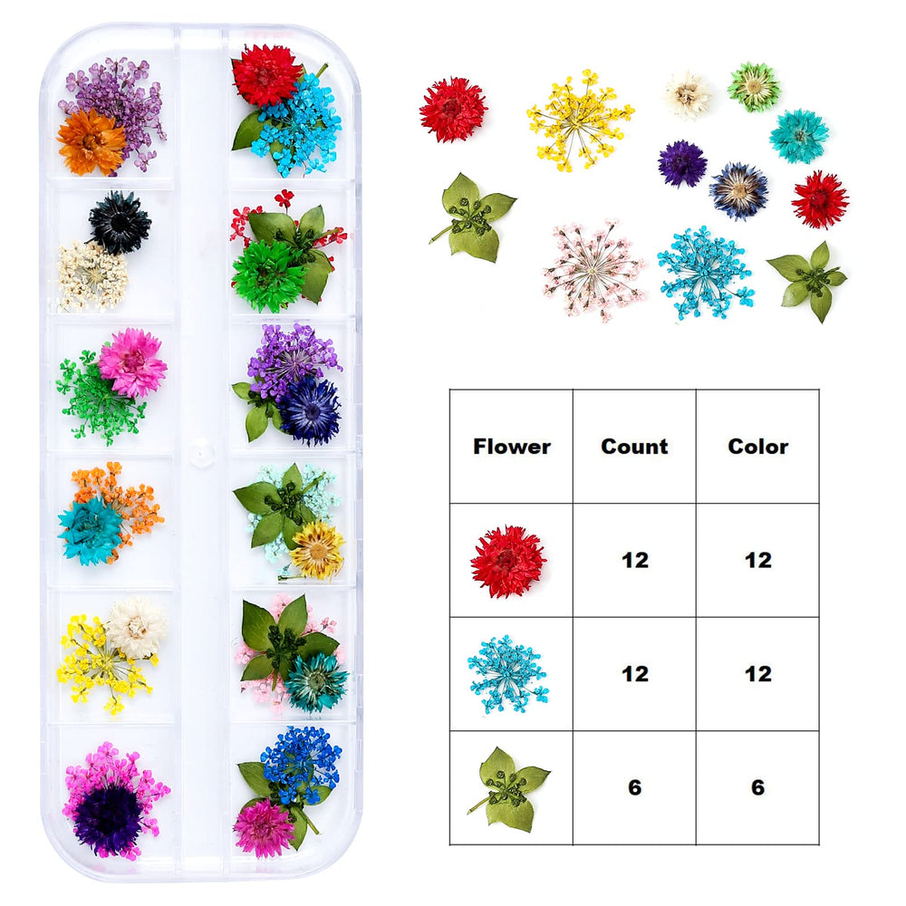 iFancer flowers in 6-12 colors offering colorful, realistic results for crafts