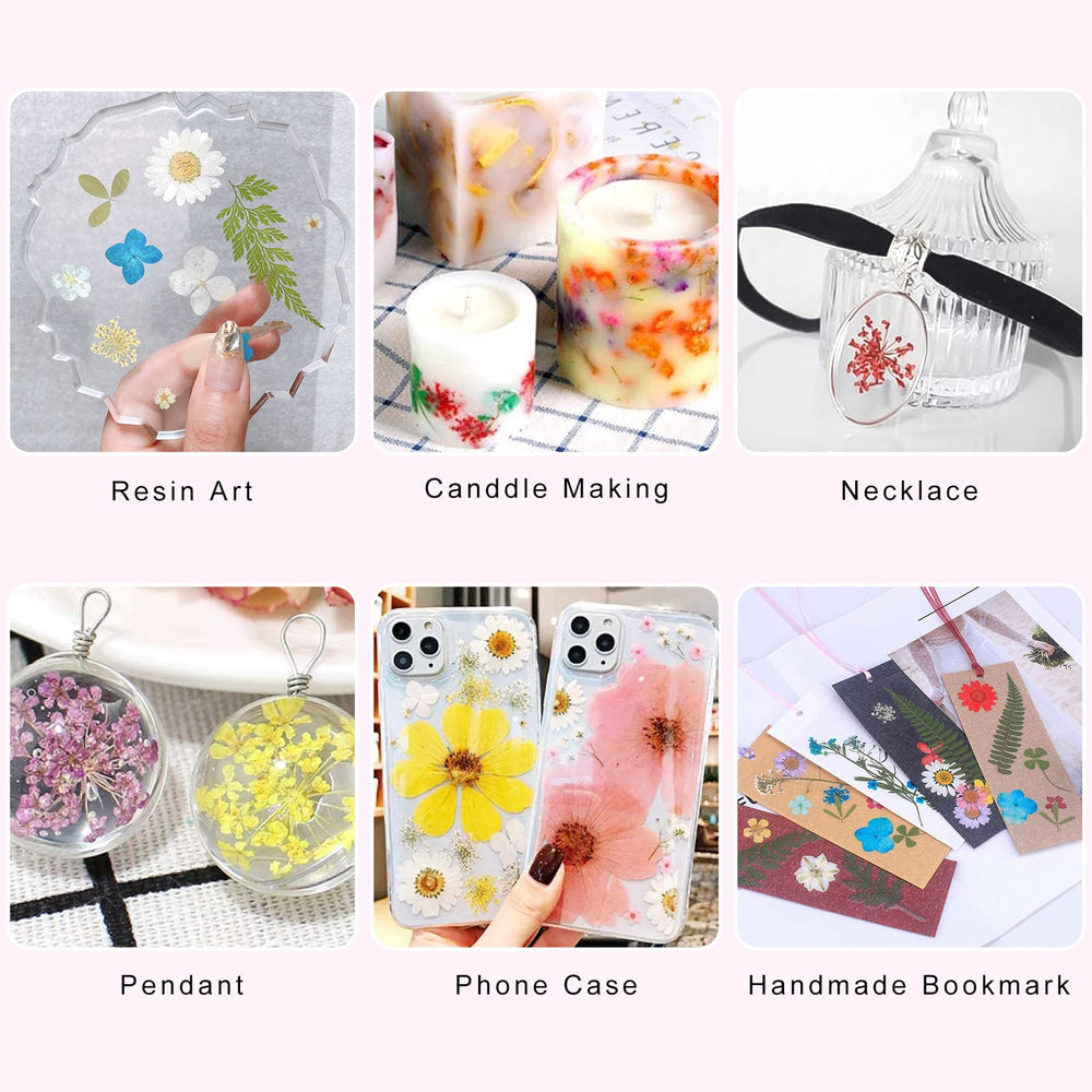 iFancer natural-colored florals support creative layering in resin craft and decor
