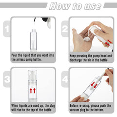 IFDGCTK airless bottle cap leak-proof design demonstrates secure travel.