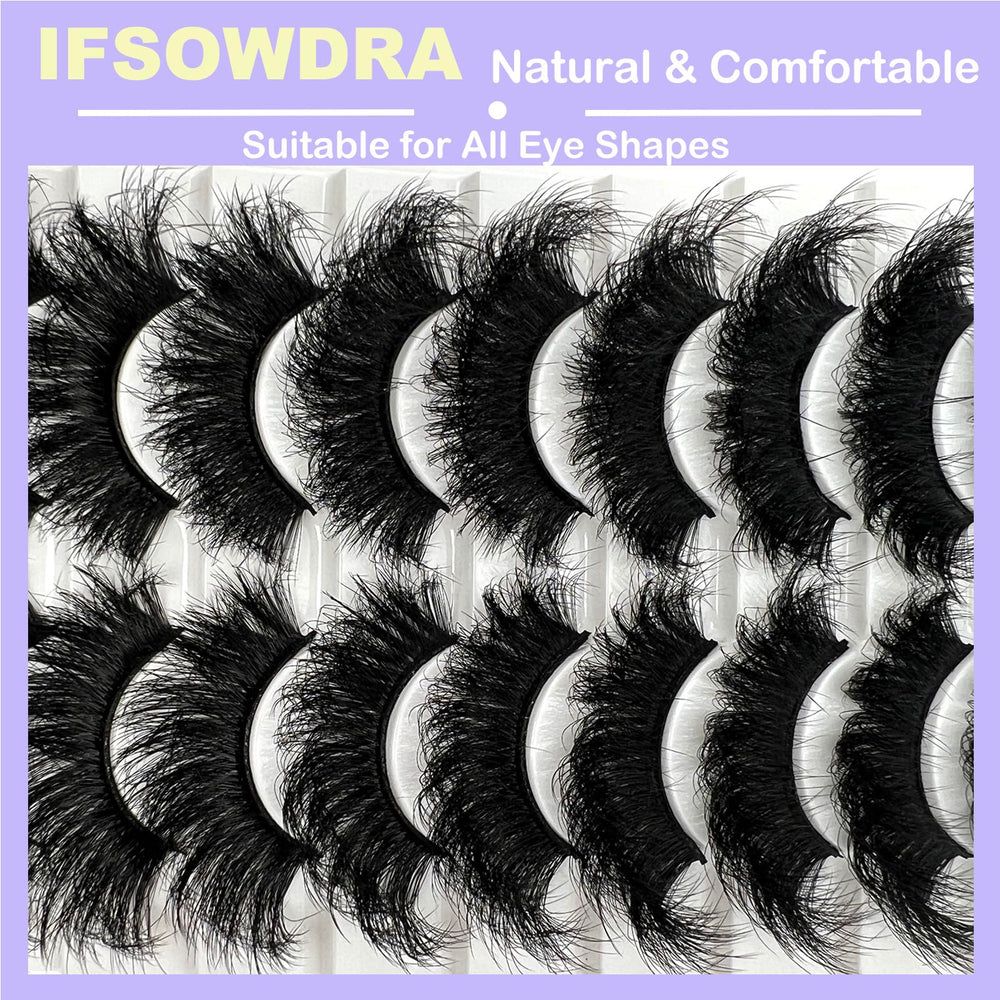 IFSOWDRA easy-apply strip lashes with a soft band for mold-friendly fit.