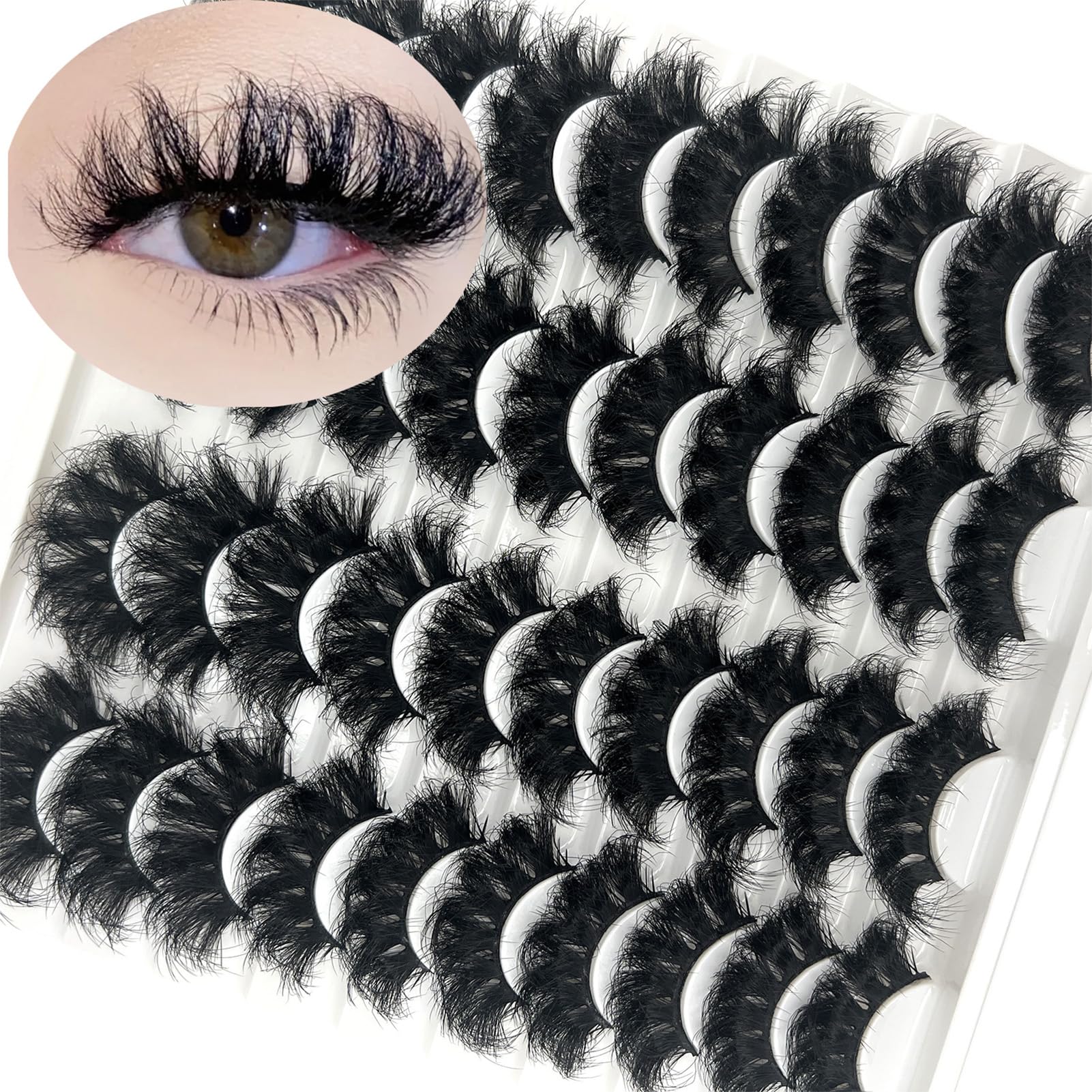IFSOWDRA long strip lashes for eye-enhancing looks and impact