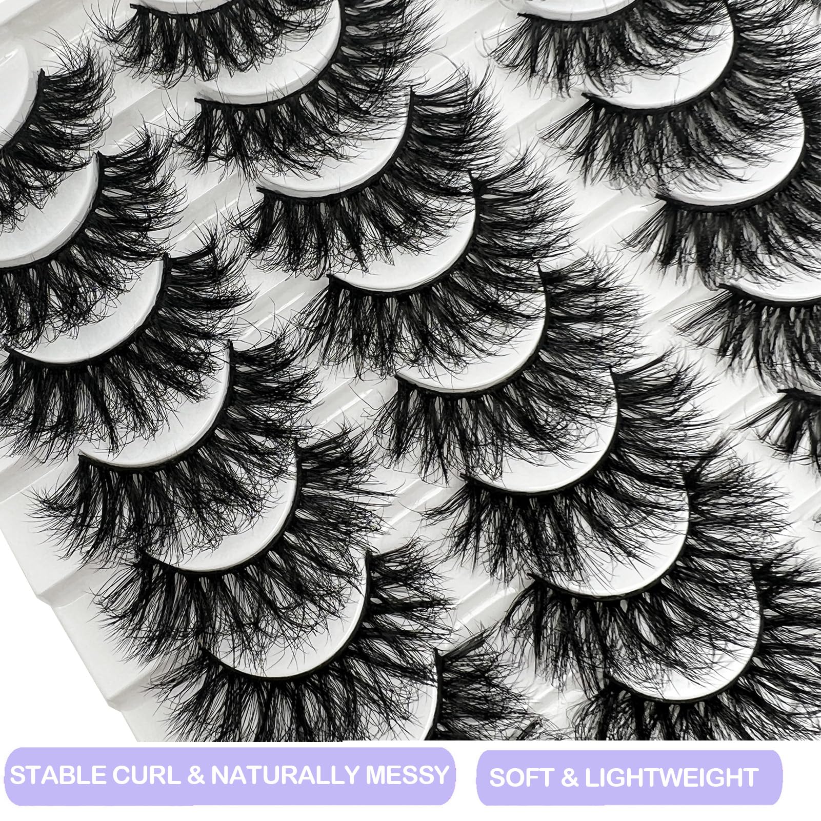 IFSOWDRA reusable mink lashes for multiple wears with careful removal