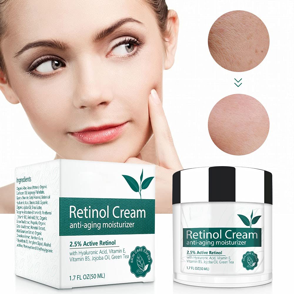 IFUDOIT retinol cream being applied to skin in hand massage smoothing routine