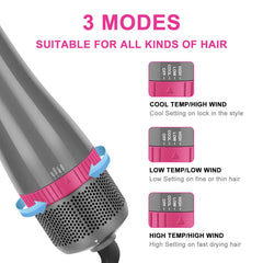 IG INGLAM 4in1 blowout brush curling head for fast waves and curls.