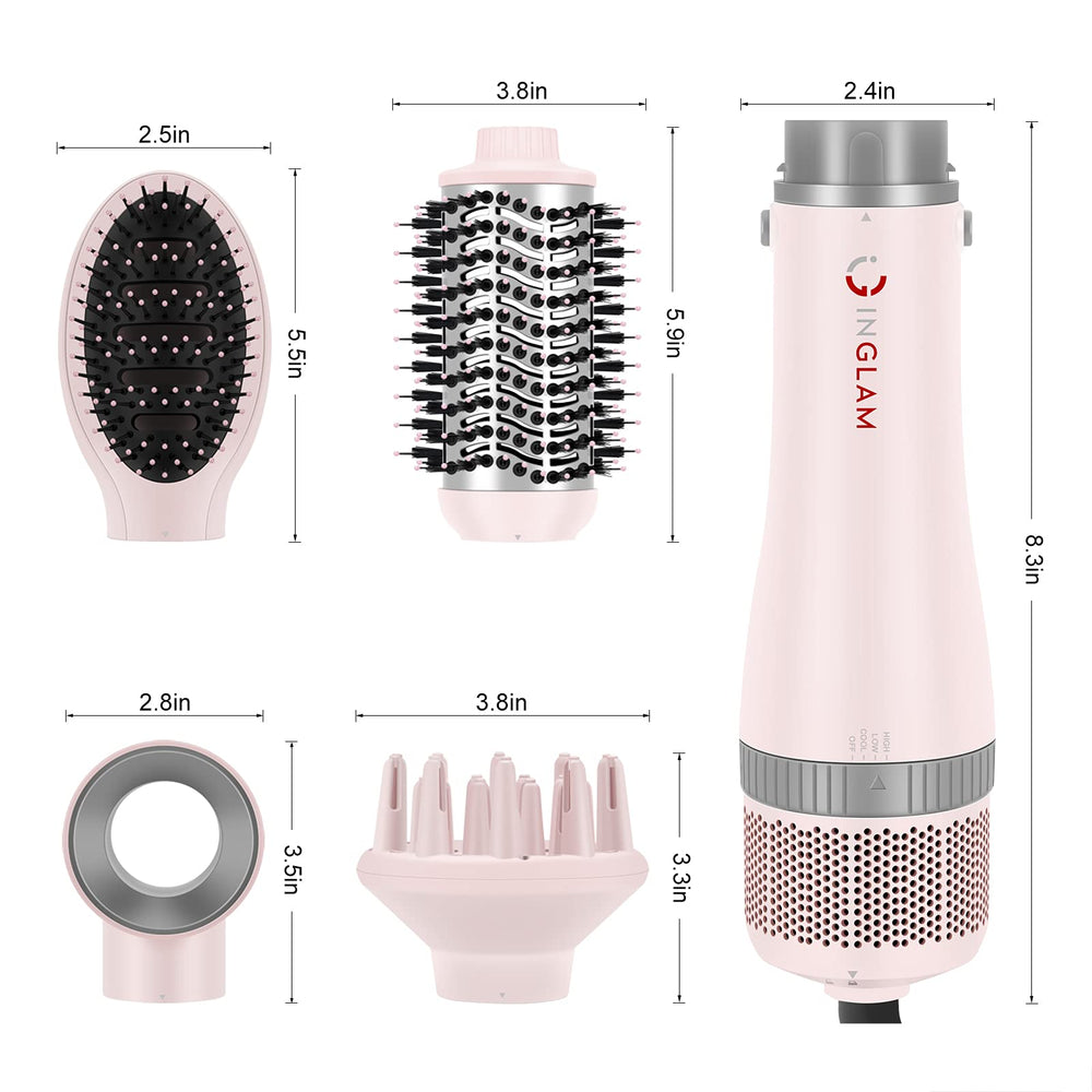 IG INGLAM straightening head delivers sleek, frizz-free results