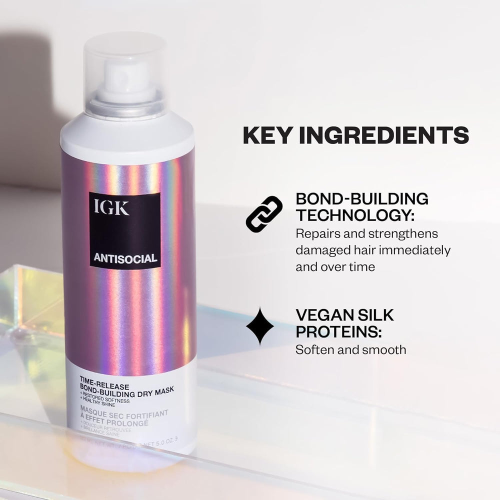 IGK Antisocial overnight application scene suggests simple night routine