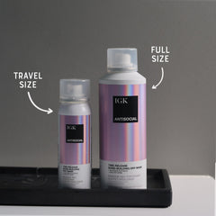 IGK Antisocial two-pack packaging highlights no-rinse treatment for travel