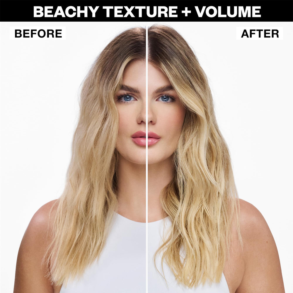 IGK Beach Club texture spray on undone waves showcase natural texture and soft shine