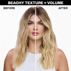 IGK Beach Club texture spray on undone waves showcase natural texture and soft shine