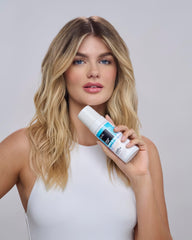 IGK Beach Club wet hair forming natural waves ready to air-dry.