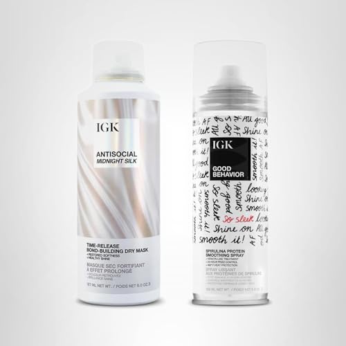 IGK Brand logo and two-product display on retail shelf.