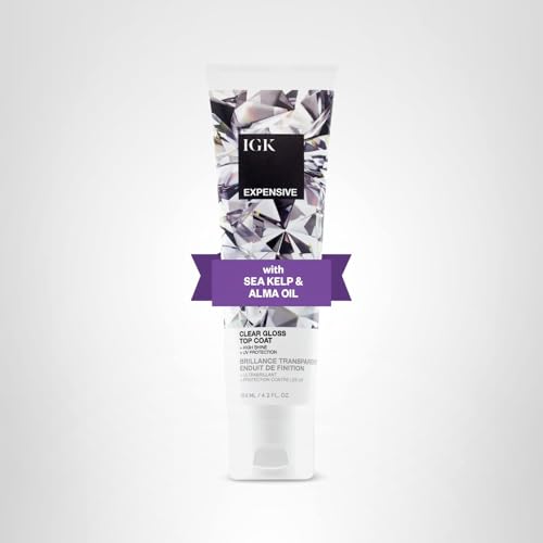 IGK Expensive brand-packshot showcasing premium glass hair treatment