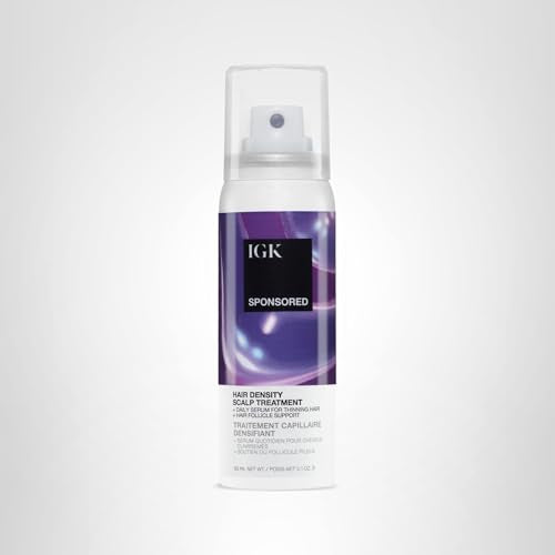 IGK finished look after use shows weightless, non-greasy style.