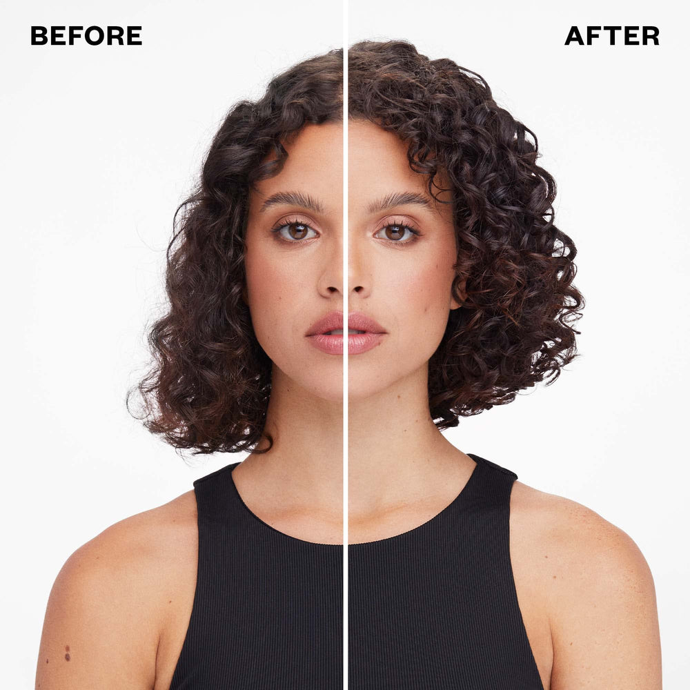 IGK GOOD SPIN texture swirl illustrates slip and effortless detangling.