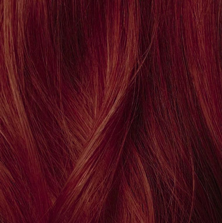 IGK Hair Gloss Fiery Copper hair closeup showing copper gloss