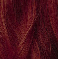 IGK Hair Gloss Fiery Copper hair closeup showing copper gloss