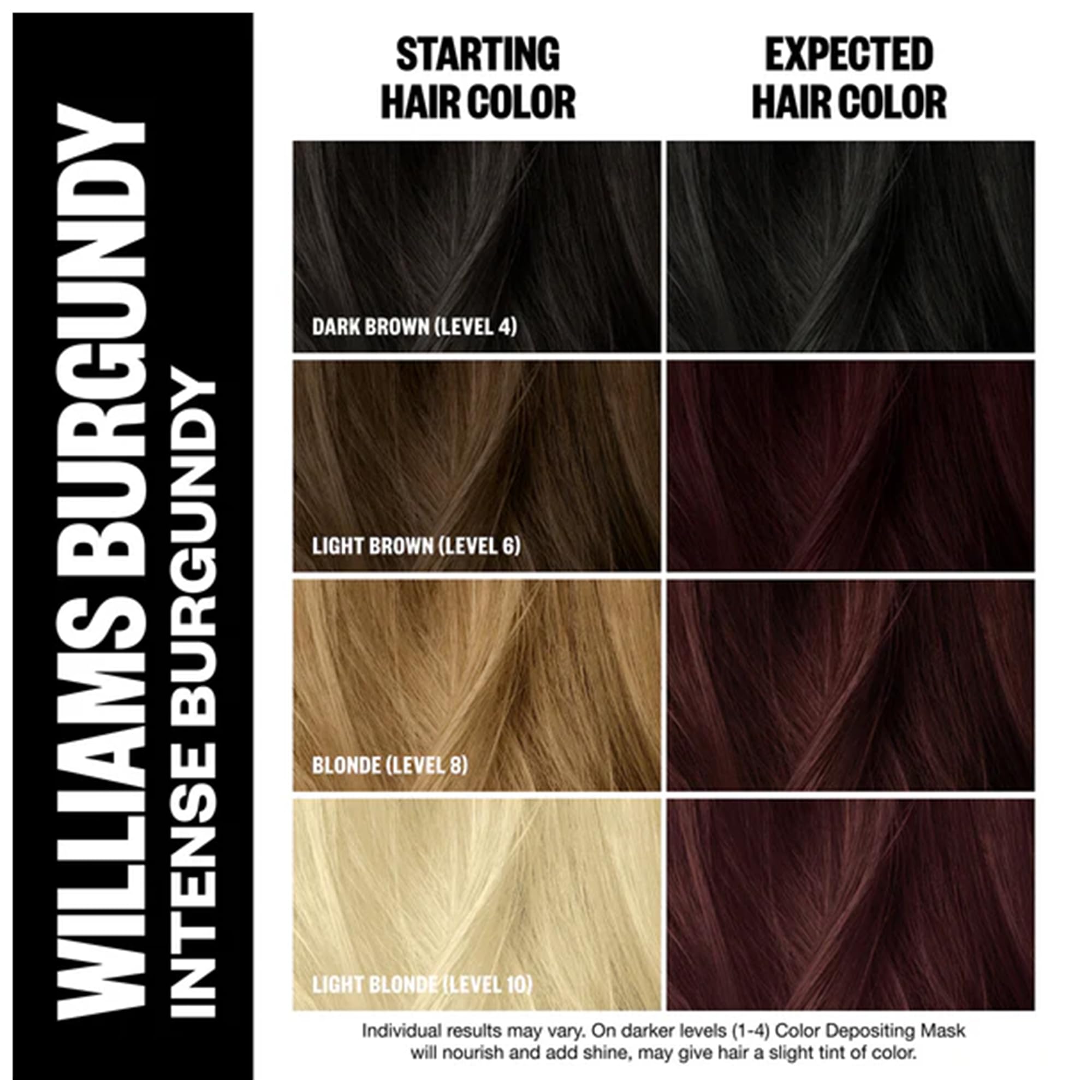 IGK Hair Gloss Toner Williams Burgundy wet-hair texture highlights conditioning and even color deposit.