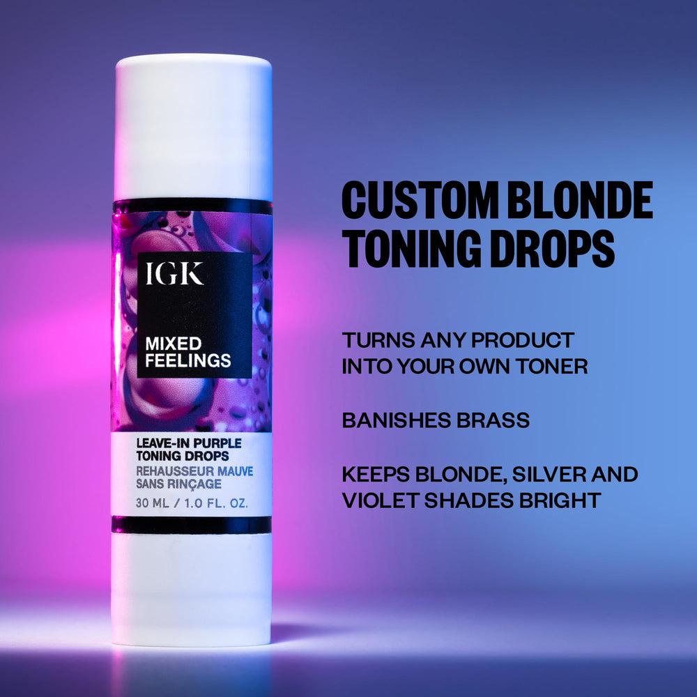 IGK Mixed Feelings drops dispense button for precise, controlled pigment addition