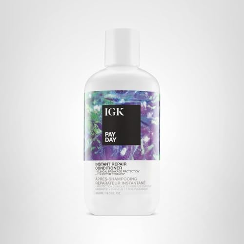 IGK Pay Day salon scene with product promotes professional-inspired care at home.