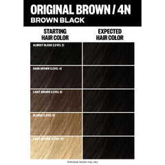 IGK Permanent Hair Dye Kit 4N Original Brown color-result-glow with salon-grade shine and depth