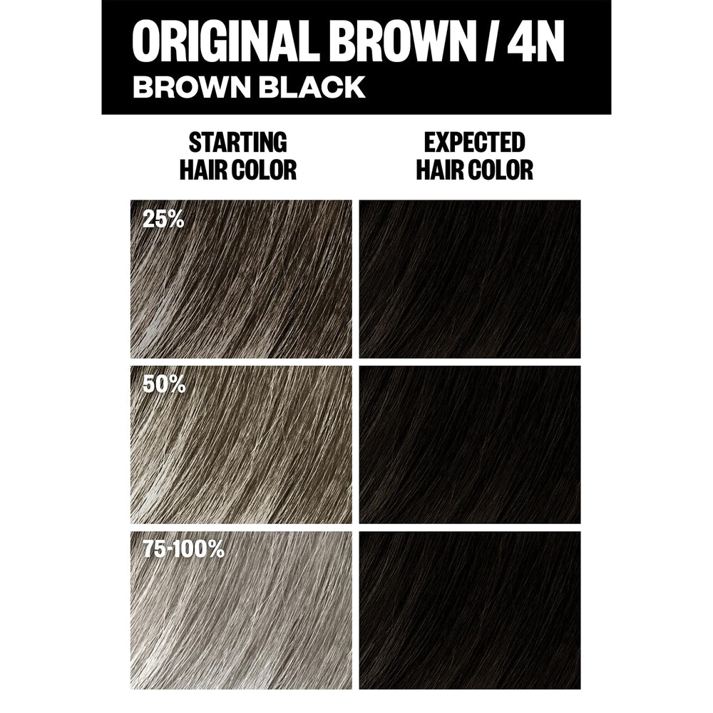 IGK Permanent Hair Dye Kit 4N Original Brown nourishes with squalane, orchid extract, and bamboo for moisture