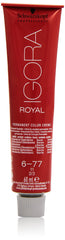 Igora Royal 6-77 dark blonde copper extra tube ready for color